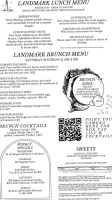St. Nicholas Landmark menu