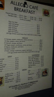 Lux's Cafe menu