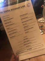 The Central Restaurant Bar food
