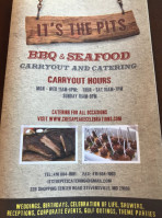 The Crab Pit menu