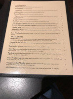 Taroko Asian Tapas menu