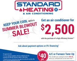 Standard Heating Air Conditioning, Inc. menu