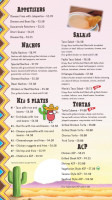 El Sarape Mexican menu