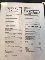 Big Dads Grub And Pub menu