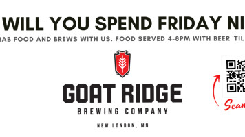 Goat Ridge Brewing Co. food