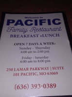 Pacific Family food