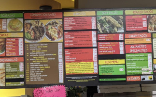 Julianito's Mexican Food menu