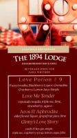 The 1894 Lodge Neighborhood And Grill menu