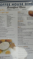 Coffee House Waffle Shop menu