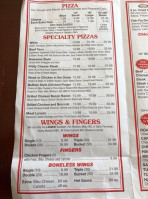 Town Line Pizzeria menu