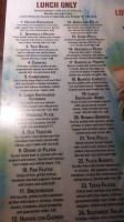 Mexico Viejo menu