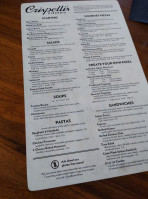 Crispelli's Bakery And Pizzeria menu