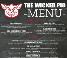 The Wicked Pig menu
