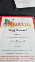 Abbiocco menu