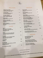 The Little Lamb Gastropub menu