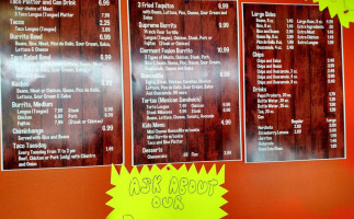 Tio Chpie's Taqueria menu