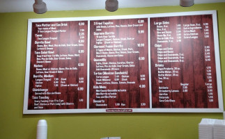 Tio Chpie's Taqueria menu