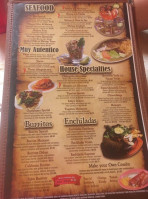 Tapatios menu