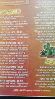 El Zorrito Mexican menu