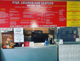 Black Owned Fish Seafood inside