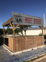 Route 66 Hot Dogs outside