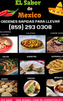El Sabor De Mexico food