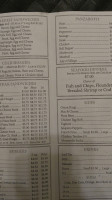 Johnny G's menu