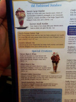 Leatherby's Family Creamery menu