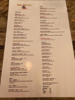 Wine Society menu