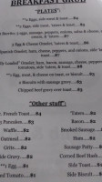 The 301 Pike Pub And Grub menu