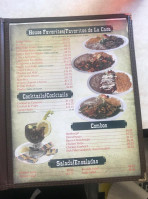 El Charro Cafe menu