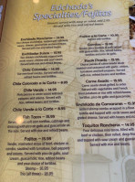 Edchada's menu