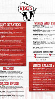 Wisco's Eatery Eau Claire menu