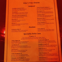 Little Gino's menu