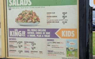 Mcdonald's menu