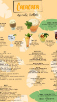 Caracara Restaurant And Bar menu