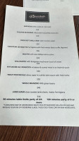 Riccardo Osteria menu