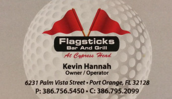 Flagsticks And Grill food