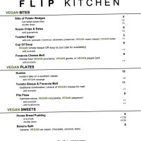 Flip Kitchen menu