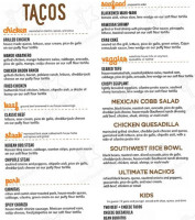 Tacos 4 Life menu