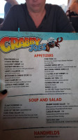 Crabby Joe's Deck Grill menu