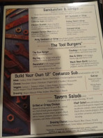 Old Tool Tavern menu