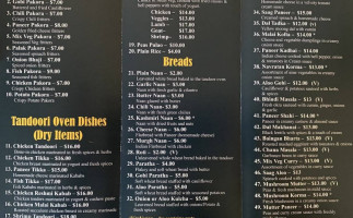 Masala Bites Indian menu