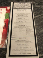 City Lines Grill menu