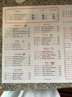 Hong Kong menu