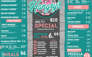 Hangry's Grill menu