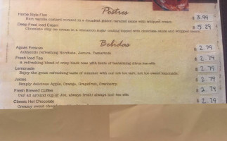 Marisco's El Capitan menu