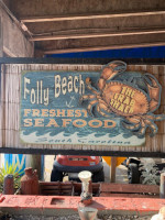 Folly Beach Crab Shack food