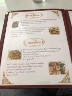 Cove Thai Cuisine menu