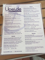 Upside menu